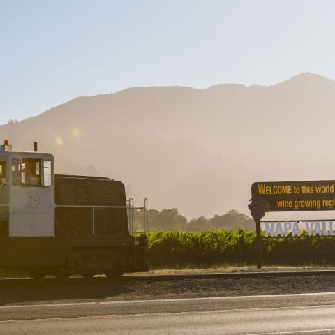 Welcome to Napa Valley signage