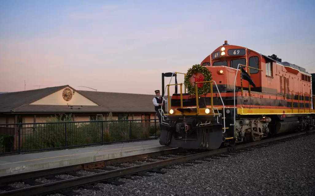 Napa Valley Wine Train Santa Train
