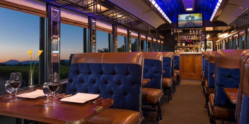 Wine Train interior