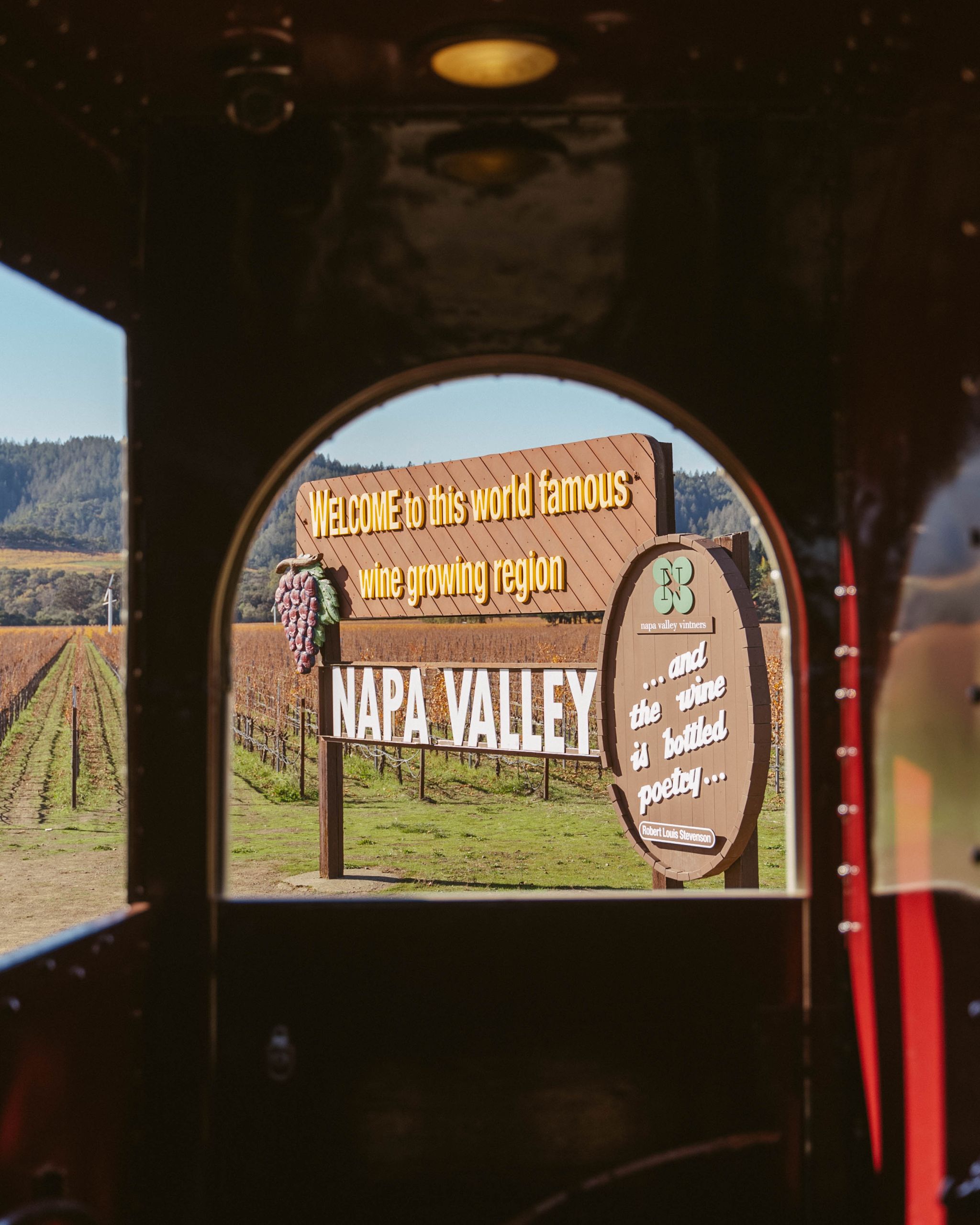 sign for napa valley