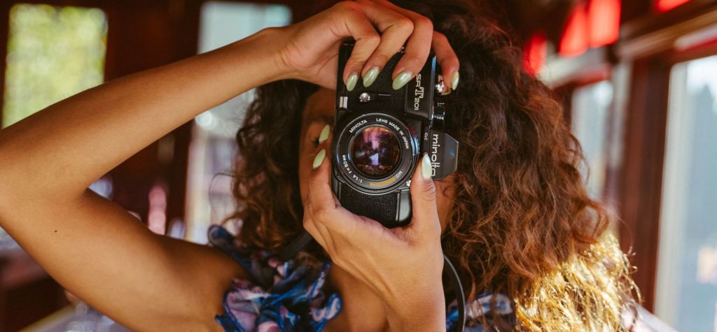 person taking a photo