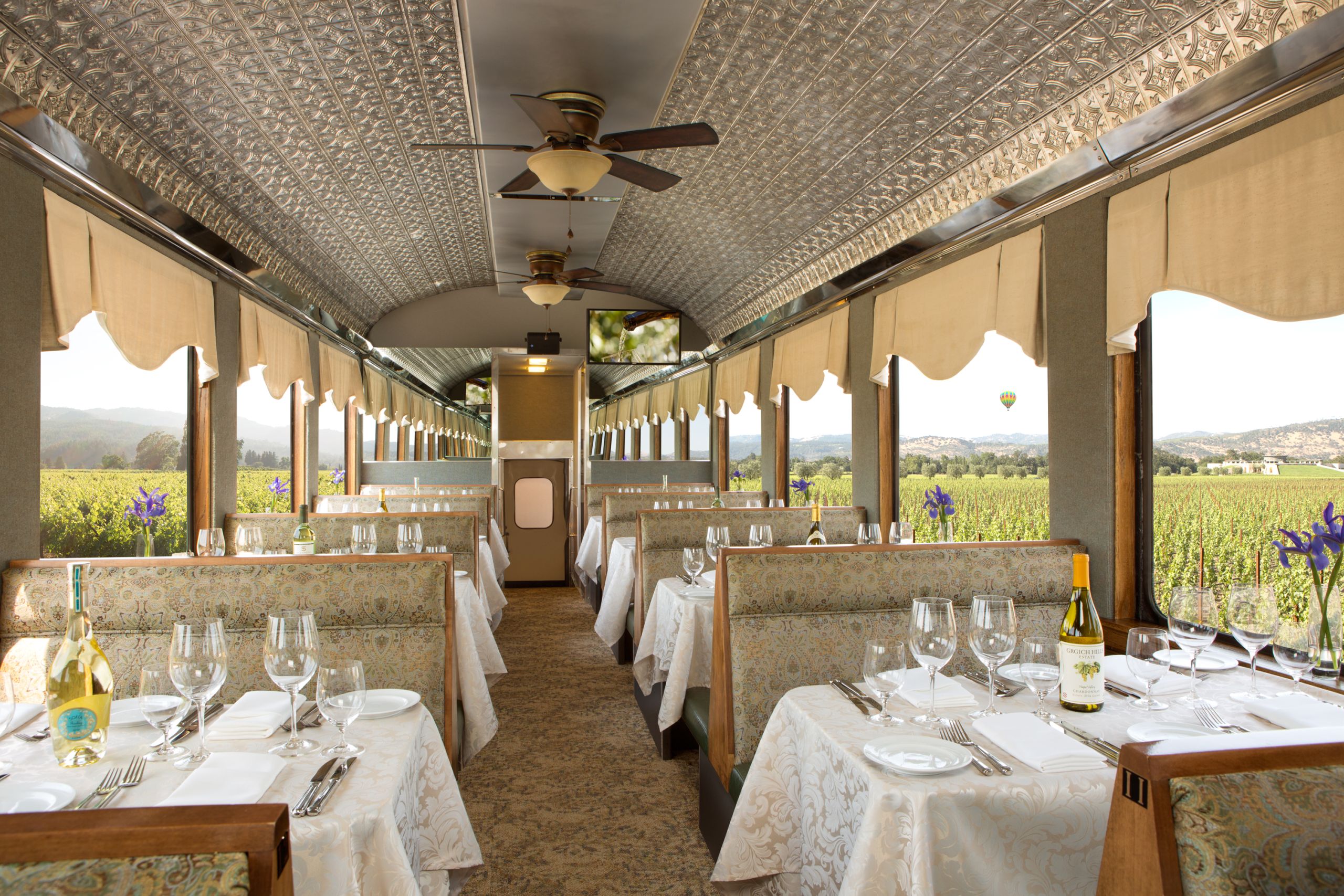 Wine Train dining car