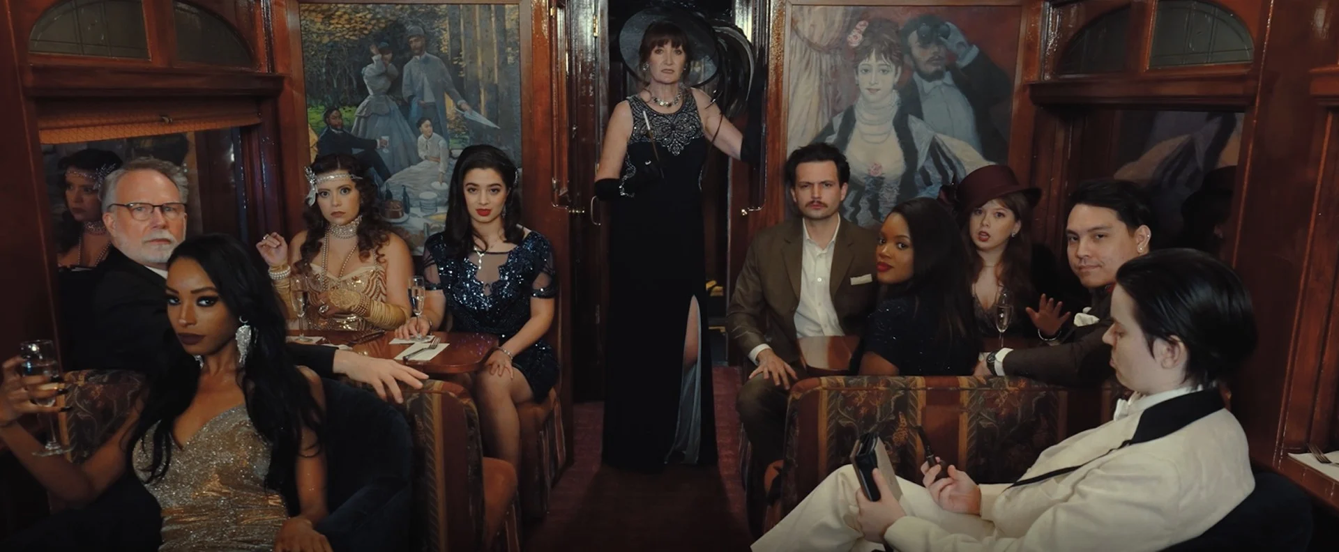 Murder mystery lounge