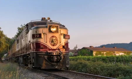 Napa Valley Wine Train front exterior