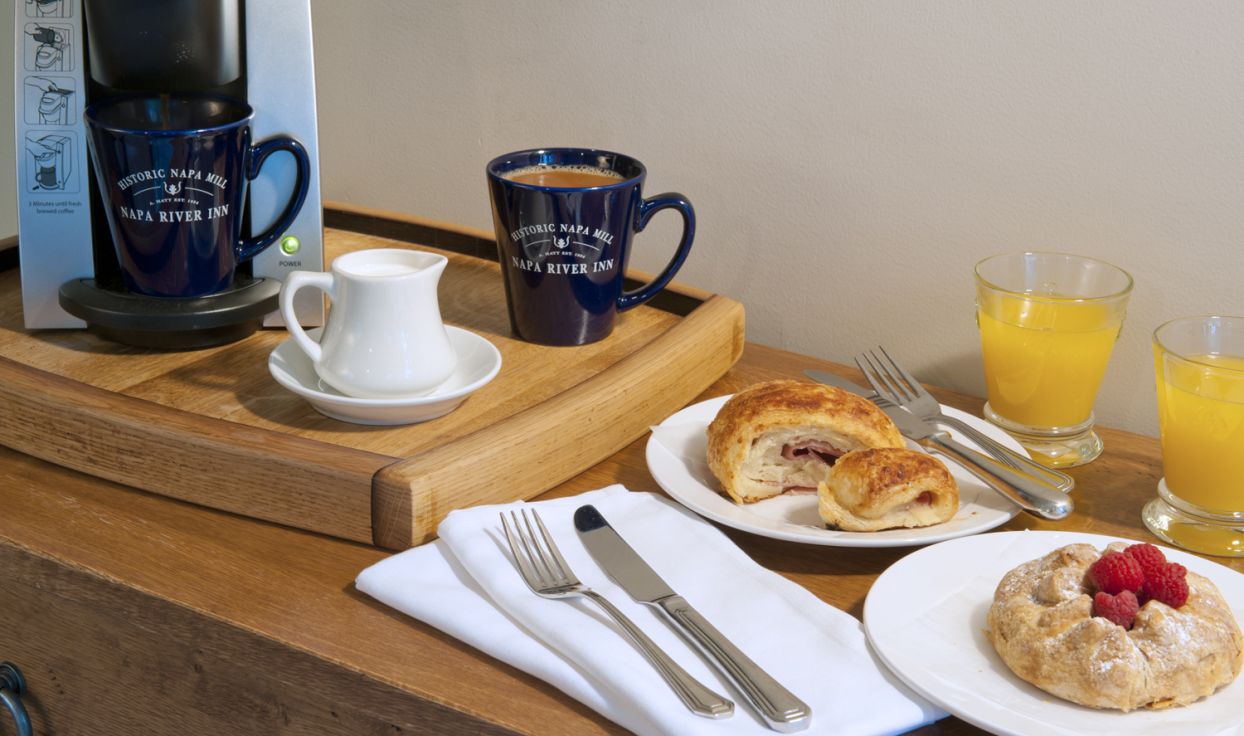 Breakfast on kitchenette
