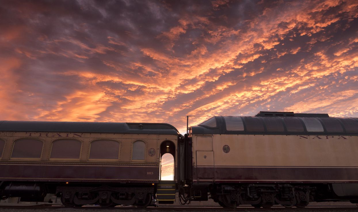 Wine Train at sunrise