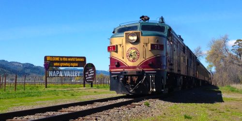 Front exterior of the Wine Train