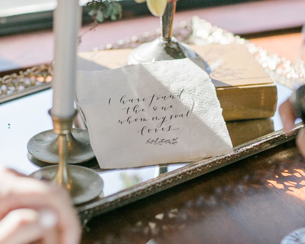 Wedding napkin