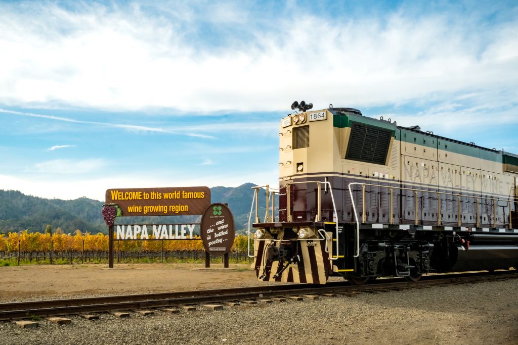 train at vinyard