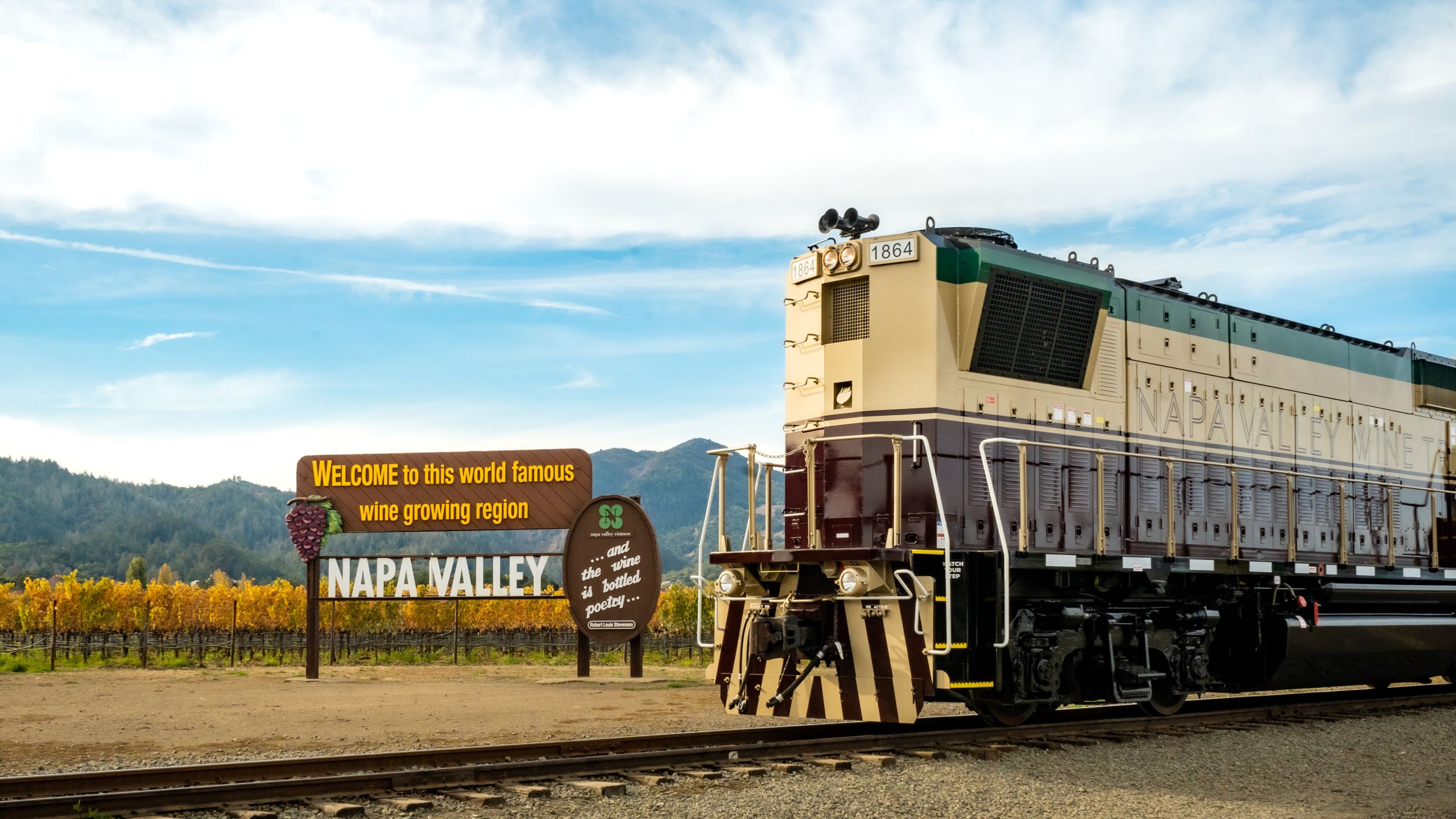 train at vinyard