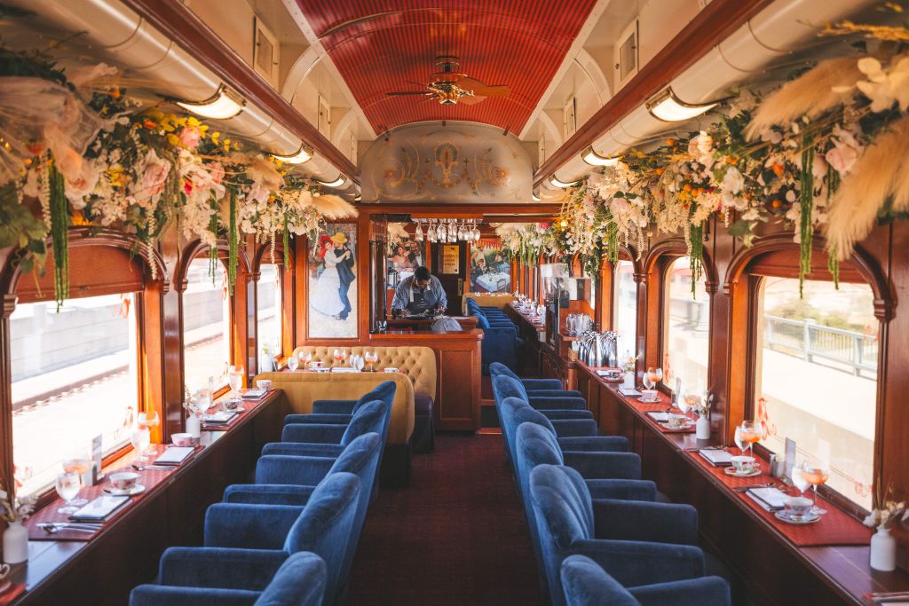 Afternoon Tea 1014 Pullman Lounge Car